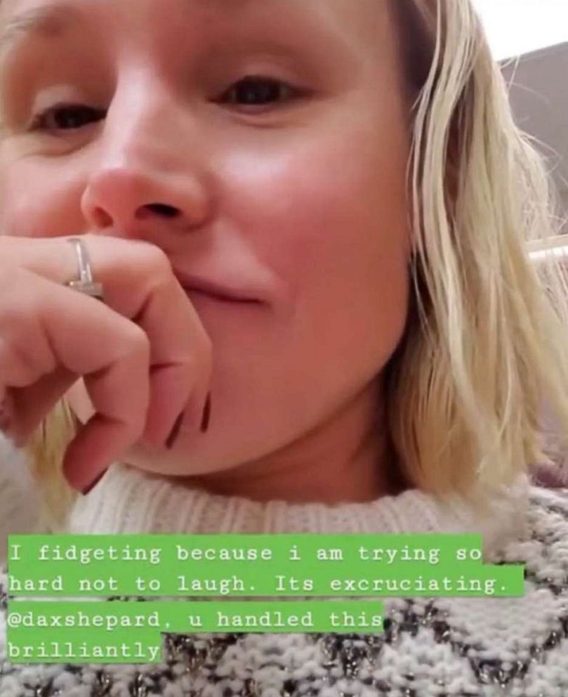 PHOTO: Kristen Bell in a grab taken from a video she posted to her Instagram.