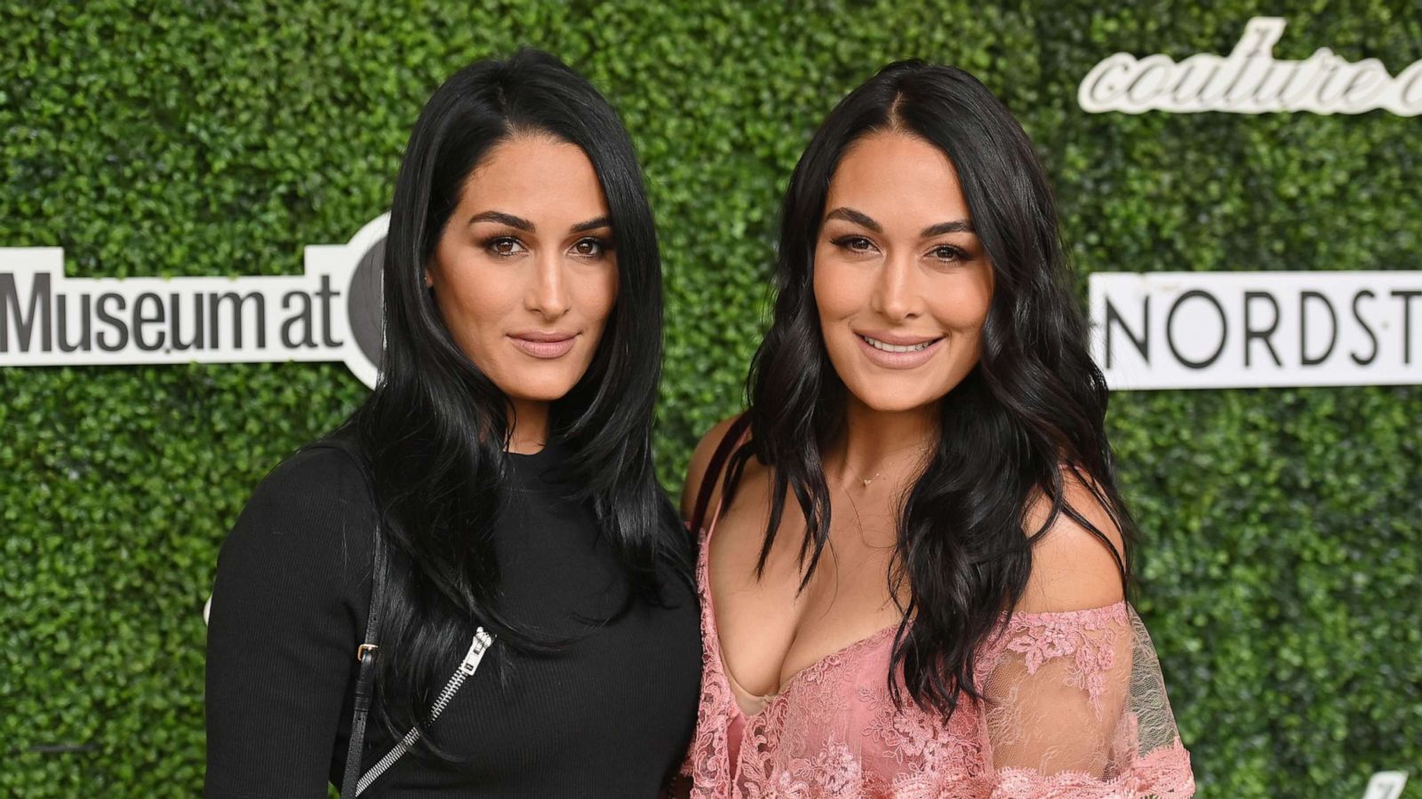 PHOTO: Professional wrestlers Brie and Nikki Bella aka 'The Bella Twins' attend the 2019 Couture Council Award Luncheon at the David H. Koch Theater, Sept 4, 2019, in New York City.