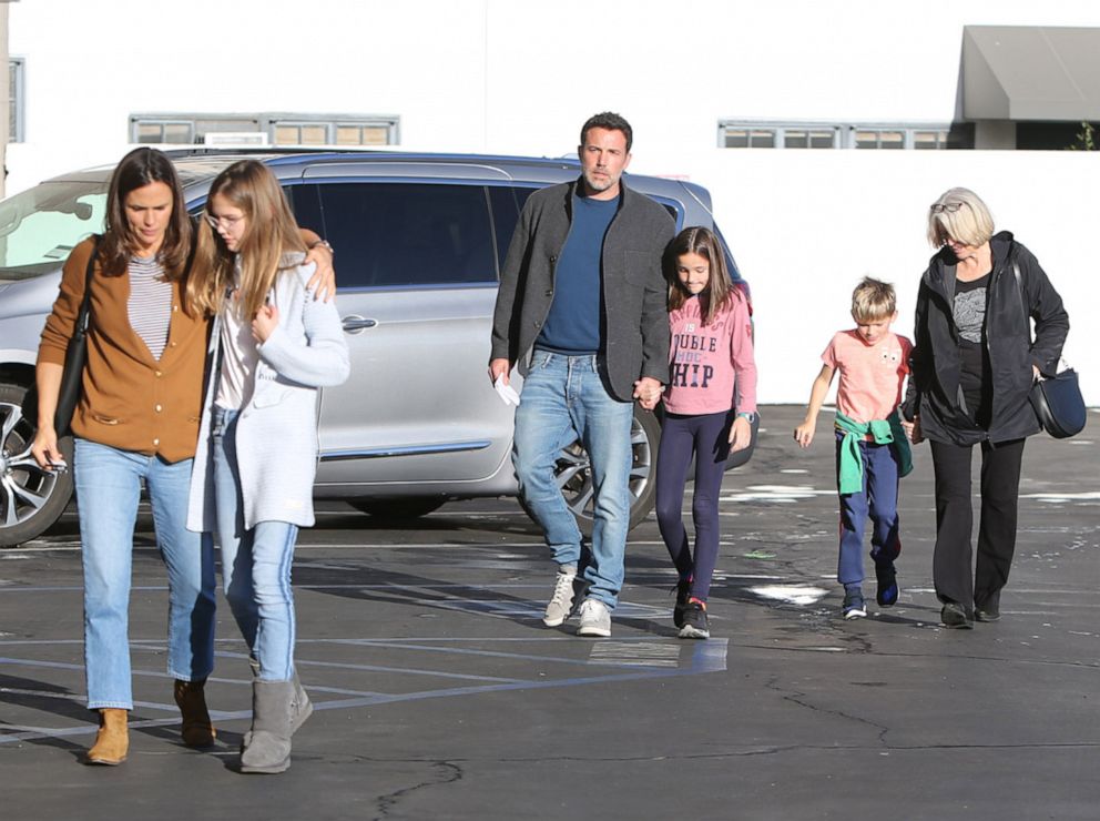 PHOTO: In this undated file photo, Ben Affleck and Jessica Garner are shown enjoying a family day together with their children in Santa Monica, Calif.