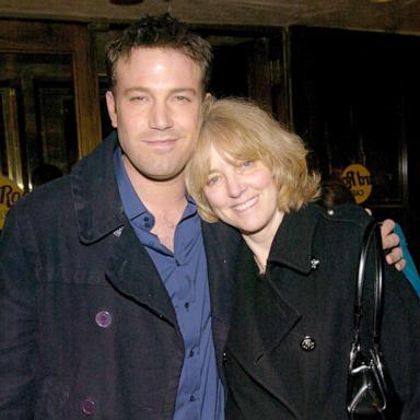 PHOTO: Ben Affleck and mother Chris during "Jersey Girl" New York Premiere at The Hard Rock Cafe in New York City.