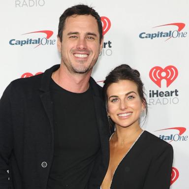 PHOTO: In this Dec. 1, 2023 file photo, Ben Higgins and Jessica Clarke attend KIIS FM's iHeartRadio Jingle Ball 2023 Presented by Capital One at The Kia Forum in Inglewood, Calif.