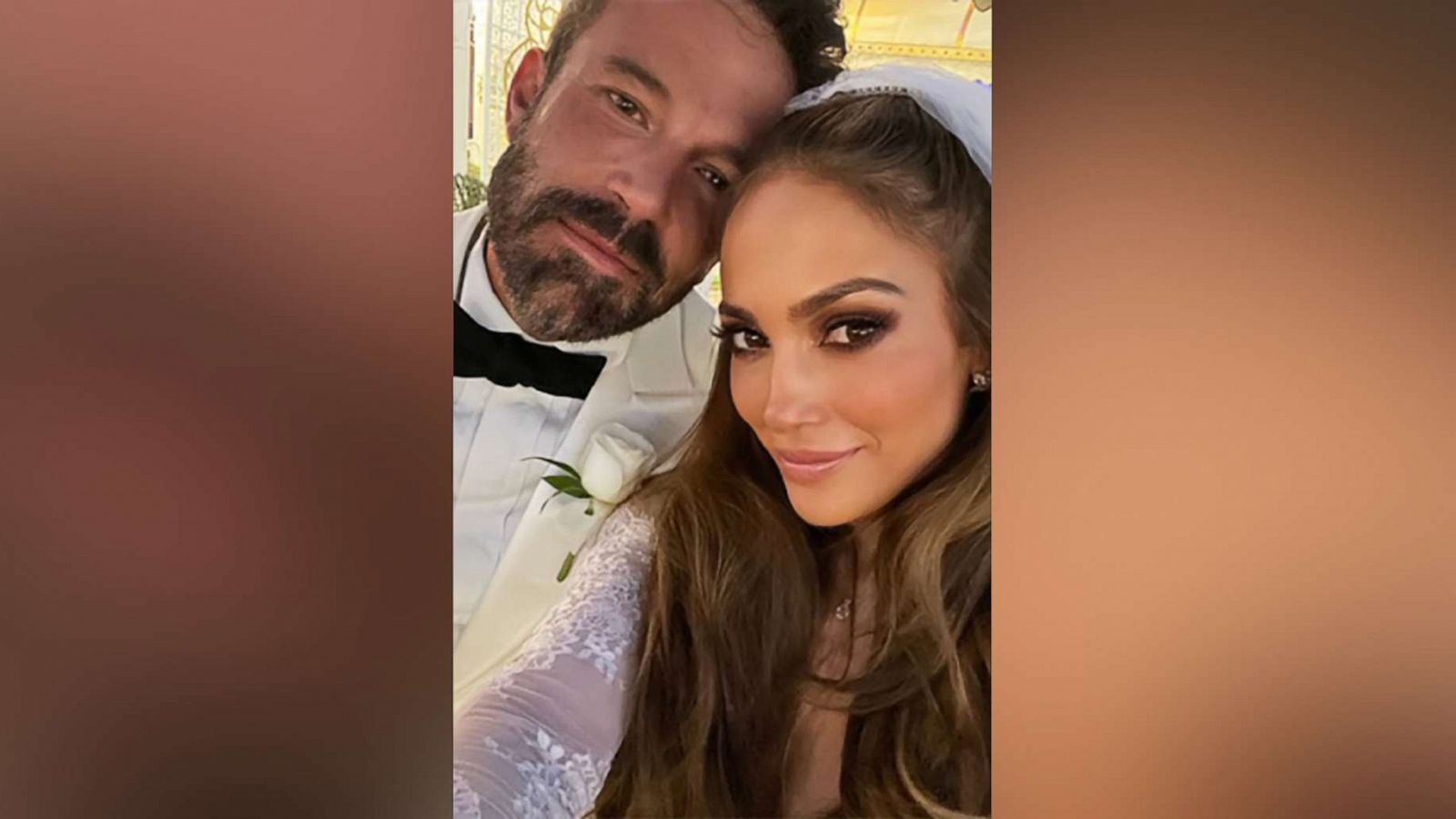 PHOTO: Jennifer Lopez shared photos of her wedding to Ben Affleck on her website, July 17, 2022.