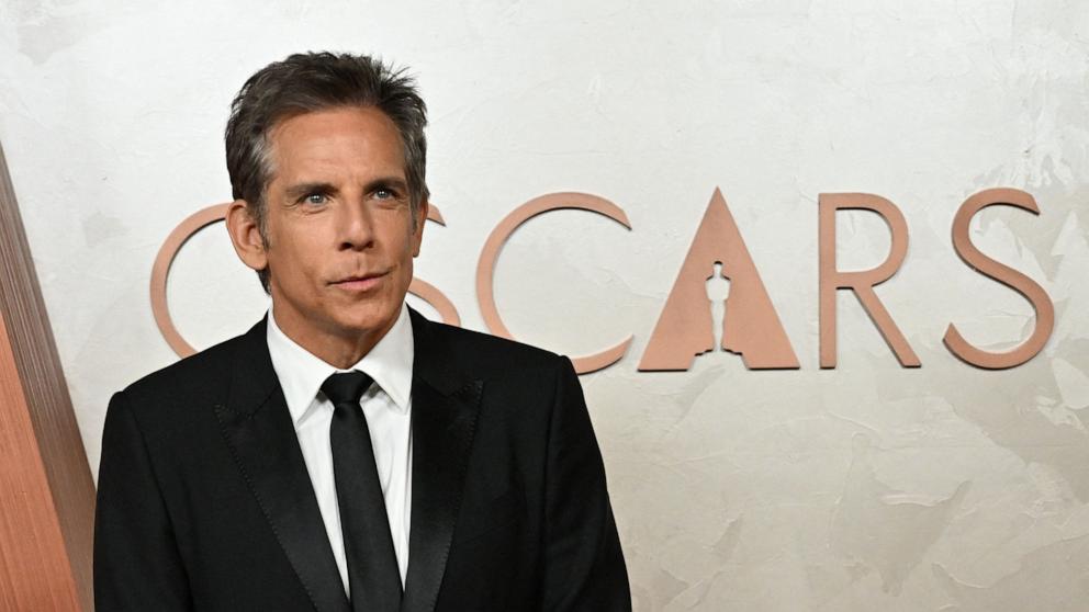 PHOTO: Ben Stiller attends the 97th Annual Academy Awards at the Dolby Theatre in Hollywood, Calif., Mar. 2, 2025.