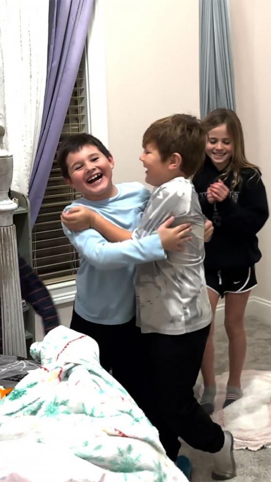 VIDEO: 8-year-old brought to tears by surprise visit from best friend who moved away