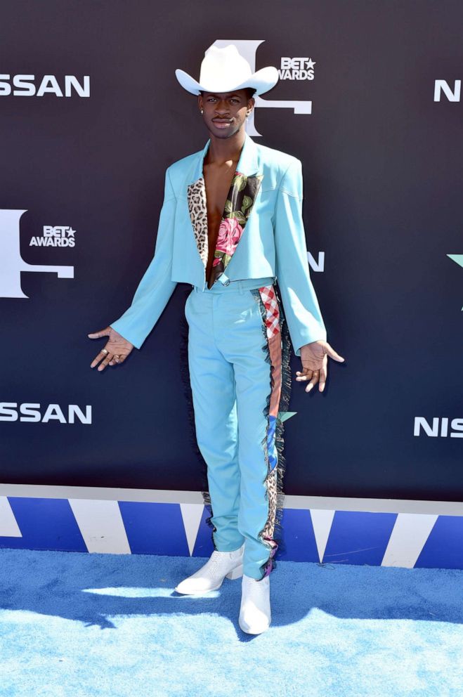 PHOTO: Lil Nas X attends the 2019 BET Awards at Microsoft Theater on June 23, 2019, in Los Angeles.