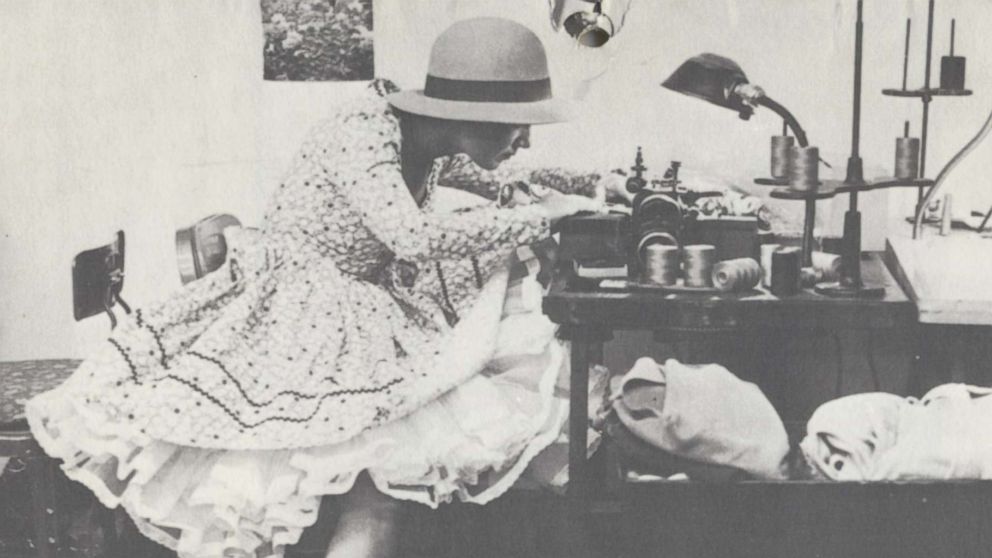 PHOTO: "I'm a sewing lady! This is what I love, making clothes," Betsey Johnson says about this photo of her making doll clothes in her mid-twenties, circa 1960's.