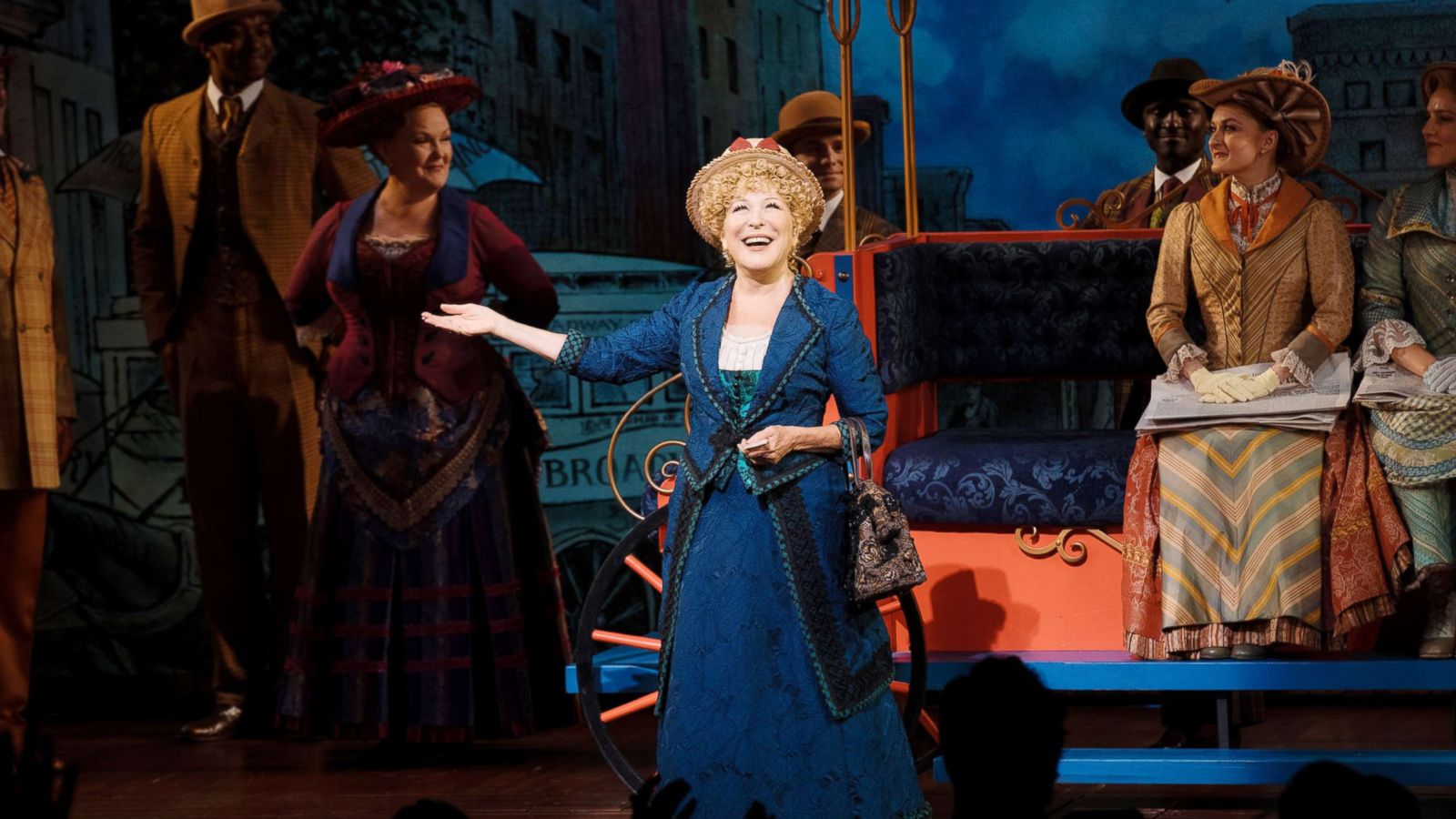 PHOTO: Bette Midler returns to her Tony Award-winning role in "Hello, Dolly!" on Broadway, July 17, 2018, in New York.