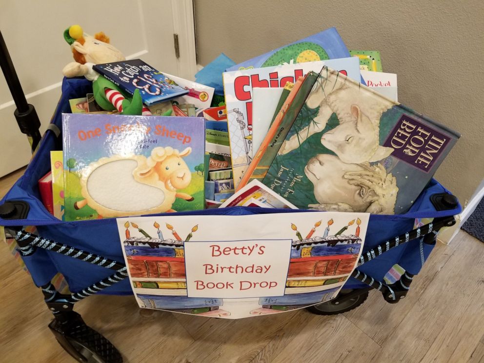 PHOTO: Betty Davis, of Buda, Texas, celebrated her 104th birthday by holding a book drive for kids.