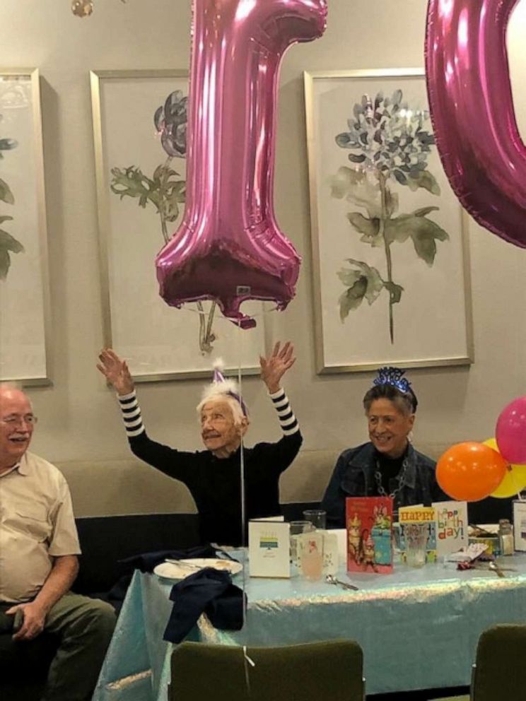 PHOTO: Betty Davis, of Buda, Texas, celebrated her 104th birthday by holding a book drive for kids.