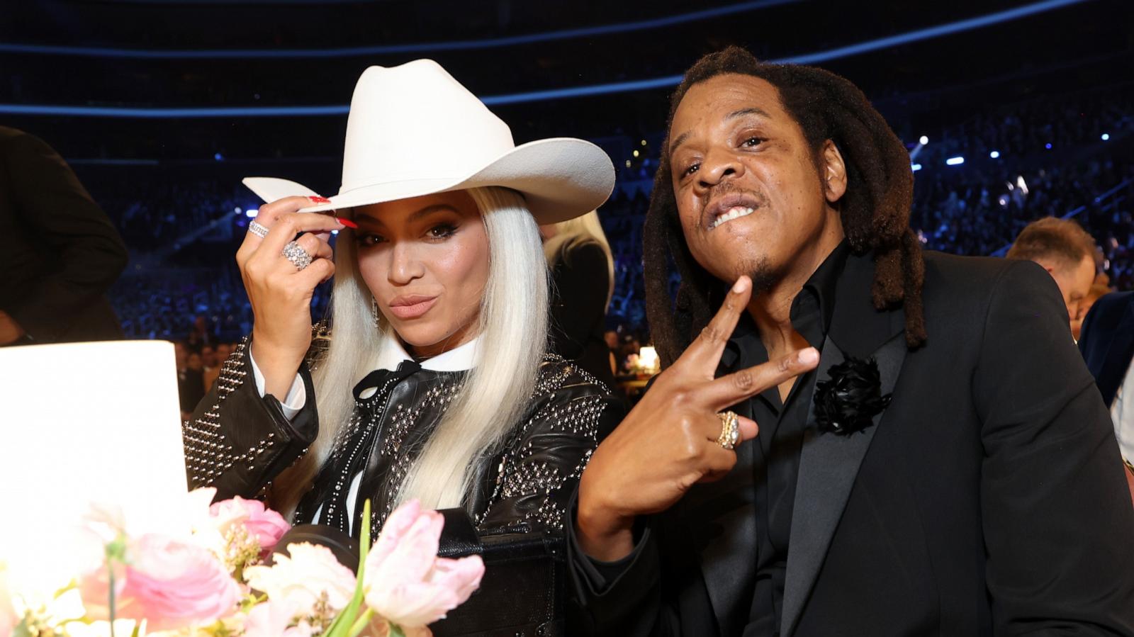 PHOTO: Beyonce and Jay-Z attend the 66th GRAMMY Awards at Crypto.com Arena on Feb. 4, 2024 in Los Angeles.