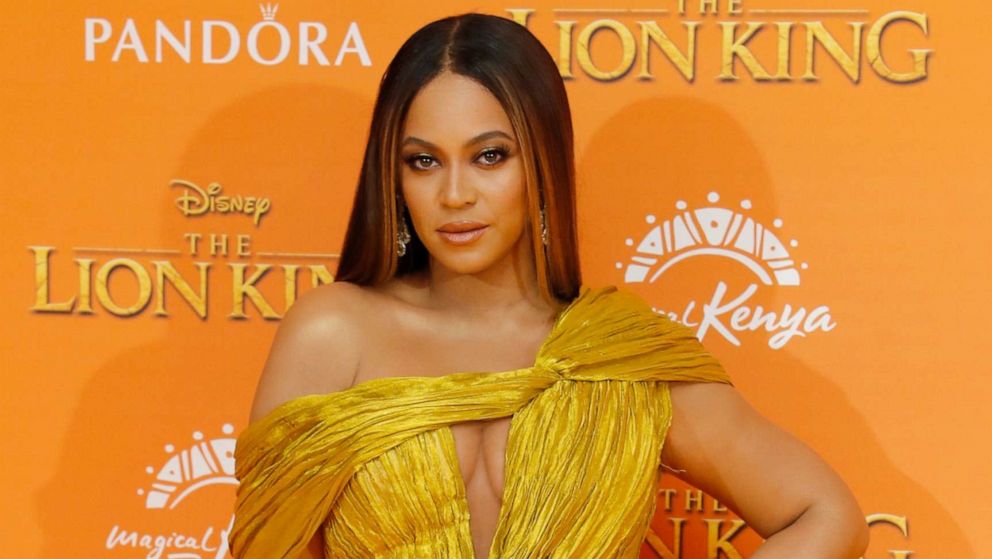 PHOTO: Beyonce Knowles-Carter attends the European Premiere of "The Lion King" at Odeon Luxe Leicester Square on July 14, 2019 in London, England.