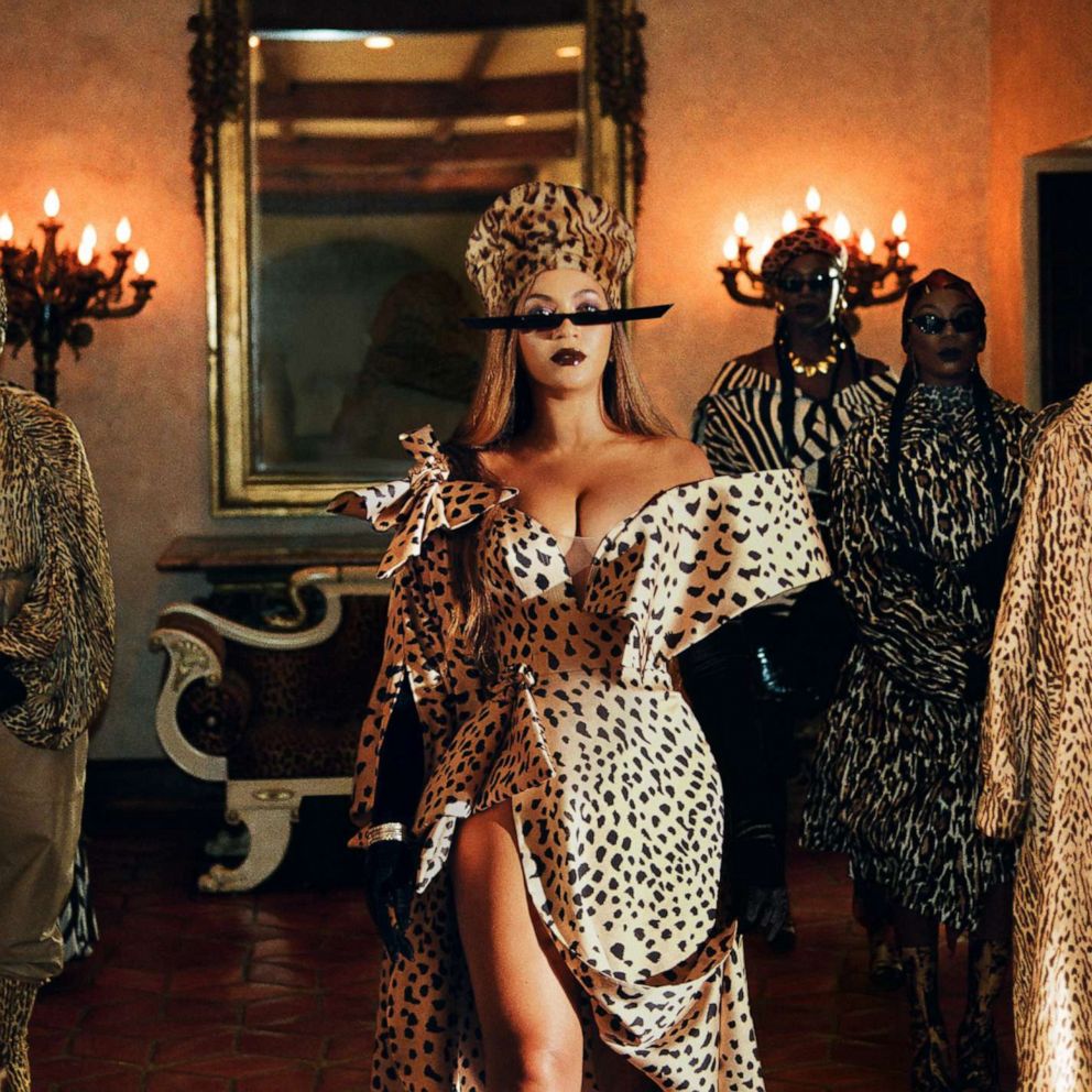 beyonce blue dress black is king Beyonce's stylist Zerina Akers talks incredible fashion moments in 'Black  Is King'