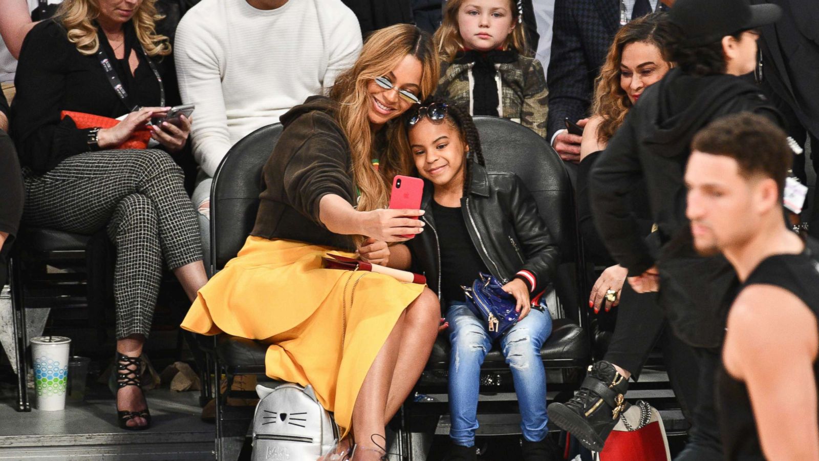 PHOTO: Beyonce and Blue Ivy Carter attend The 67th NBA All-Star Game, Feb. 18, 2018 in Los Angeles.