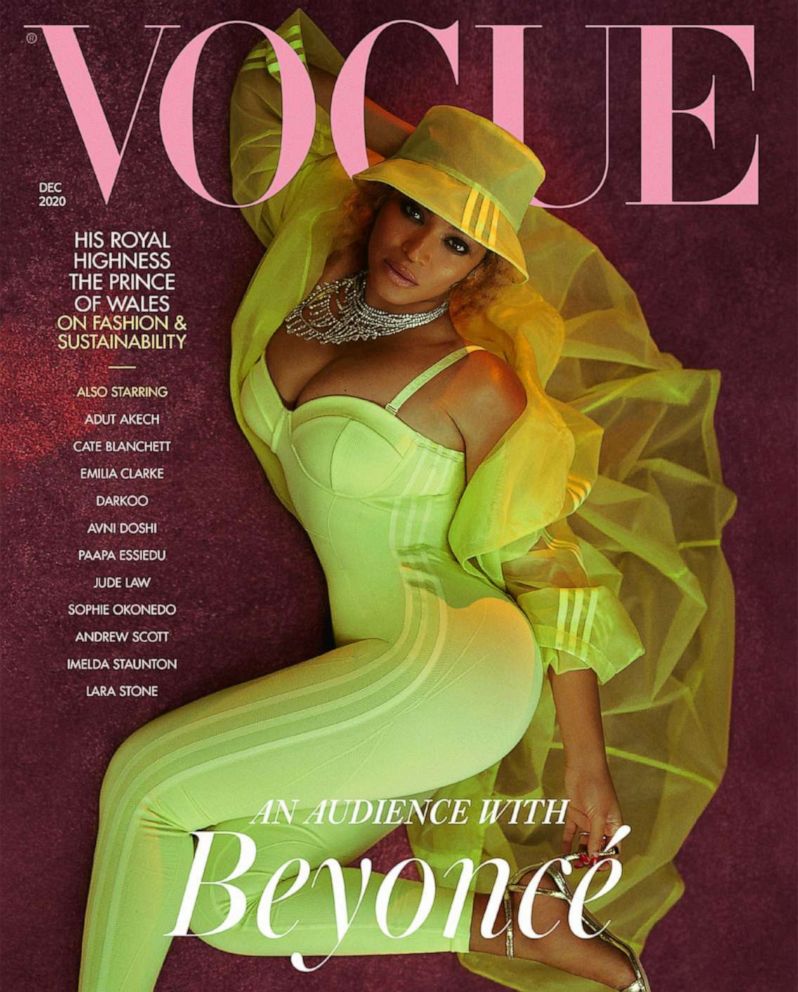 PHOTO: Kennedi Carter captures Beyonce posing for the cover of British Vogue December issue.