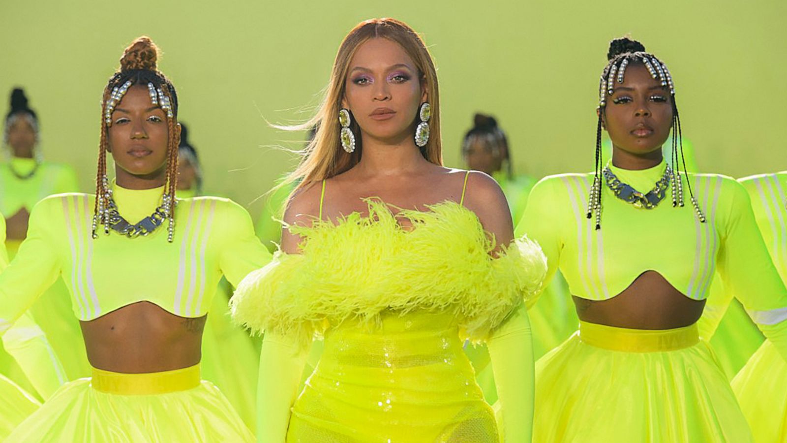 PHOTO: Beyonce performs during the 94th Oscars, Mar. 27, 2022, in Los Angeles.