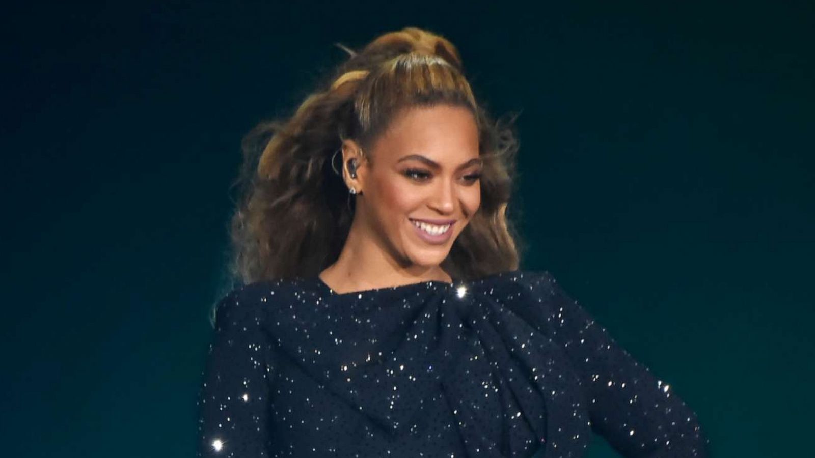 PHOTO: Beyonce performs on stage during the "On the Run II" Tour with Jay-Z at Hampden Park on June 9, 2018, in Glasgow, Scotland.