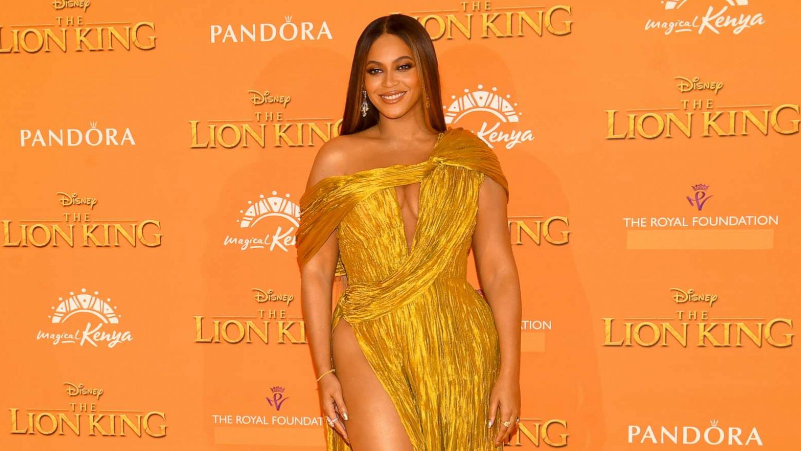 PHOTO: Beyonce Knowles-Carter attends "The Lion King" European premiere at Leicester Square on July 14, 2019, in London.