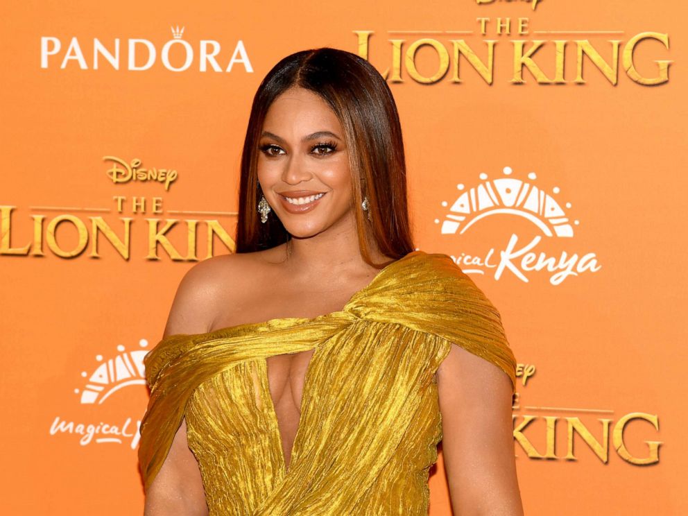 PHOTO: Beyonce Knowles-Carter attends the European Premiere of Disneys The Lion King at Odeon Luxe Leicester Square, July 14, 2019, in London.