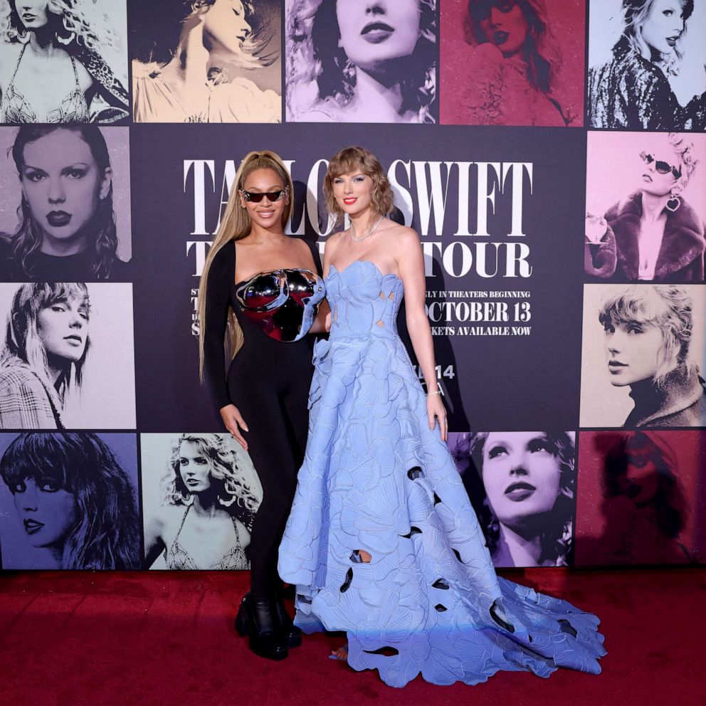 Taylor Swift Thanks Beyonce For Attending Her Concert Film World Premiere Good Morning America