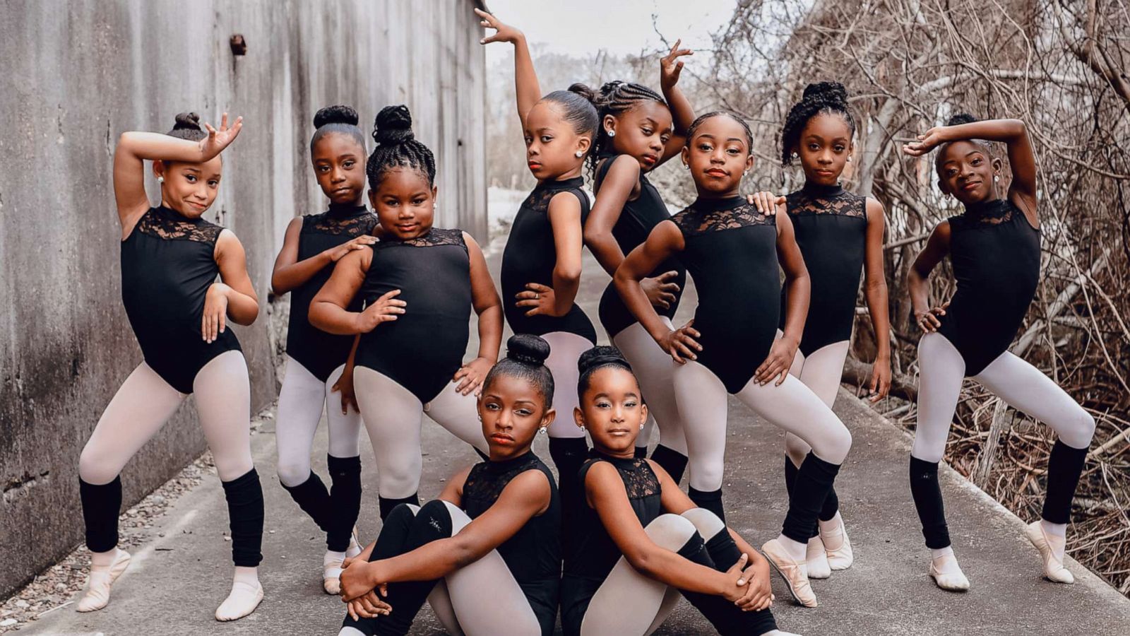 PHOTO: Fierce ballerina pose in honor of Black History Month in Beaumont, Texas.