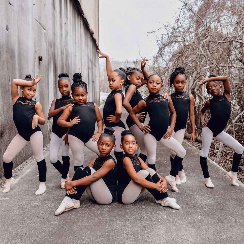 VIDEO: Adorable ballerinas pose together in honor of Black History Month 