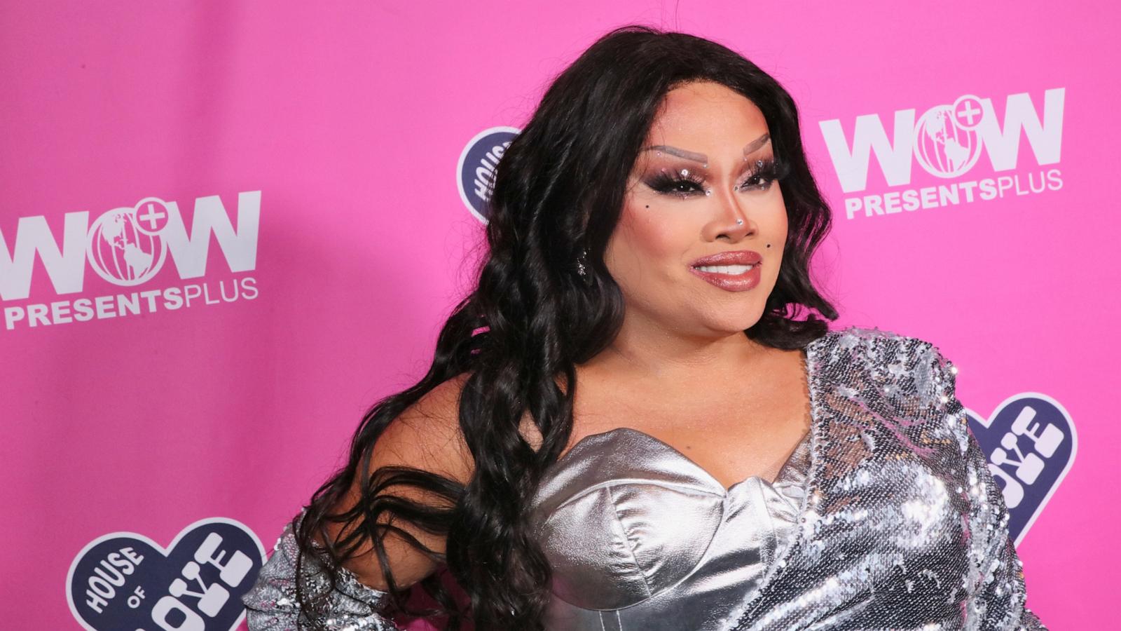PHOTO: Jiggly Caliente attends International Drag Day at World Of Wonder on July 18, 2023 in Los Angeles, California.
