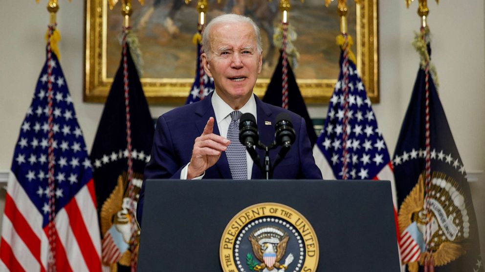 "Americans can have confidence that the banking system is safe. Your deposits will be there when you need them," Biden said from the White House.