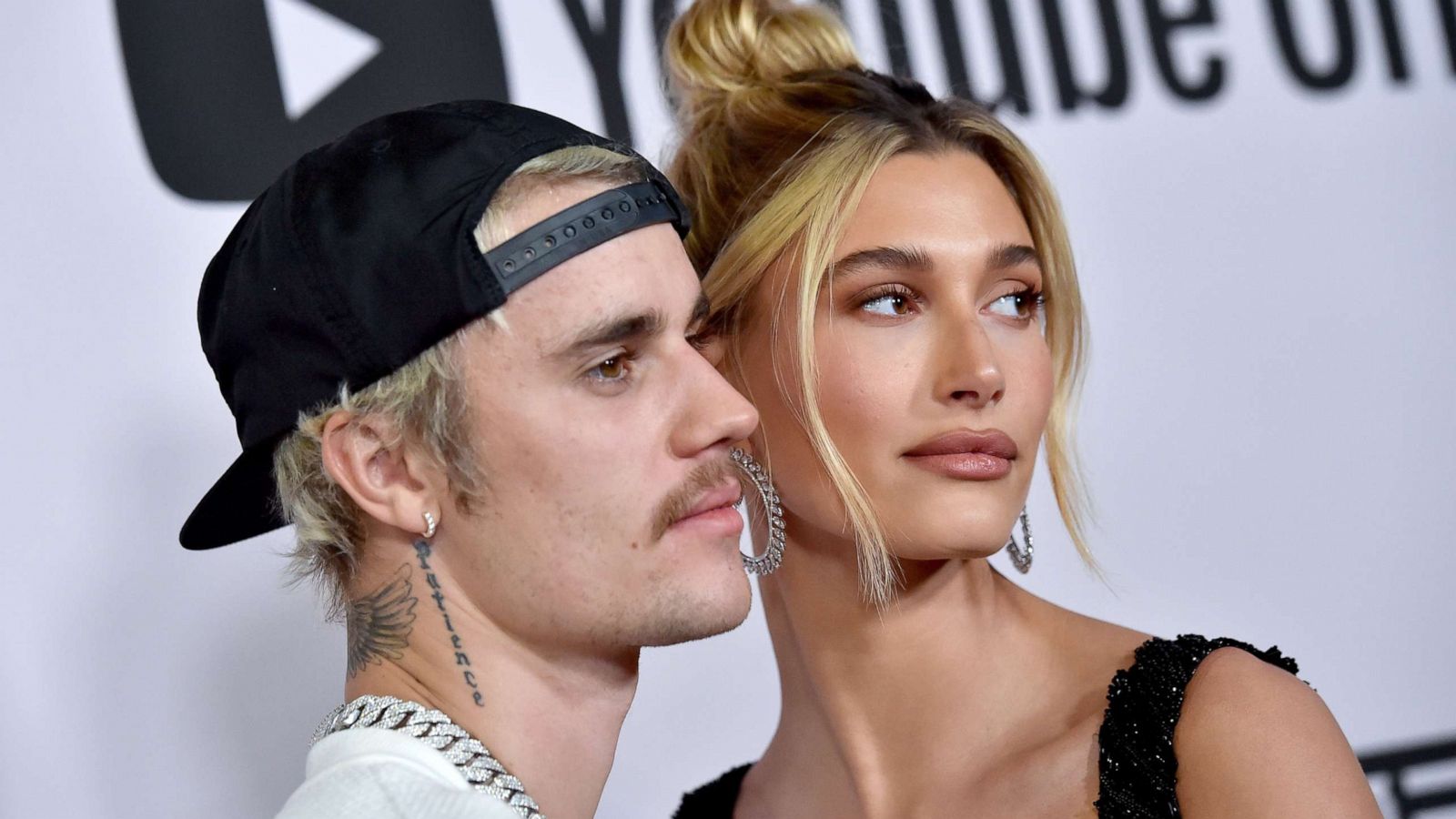 PHOTO: In this Jan. 27, 2020 file photo Justin Bieber and Hailey Bieber at Regency Bruin Theatre in Los Angeles.