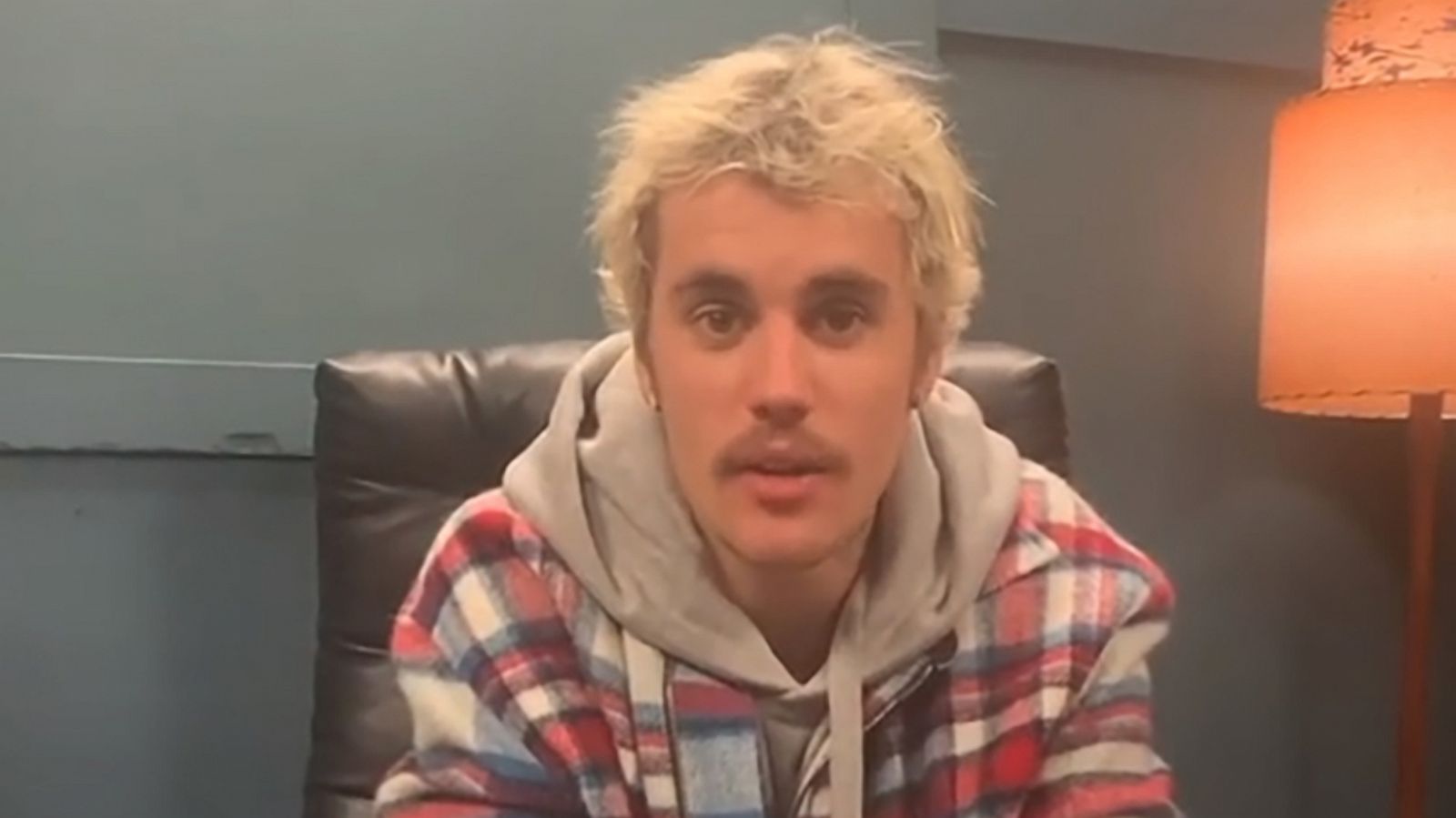 PHOTO: A screenshot of Justin Bieber in an Instagram video on Feb. 13, 2020.