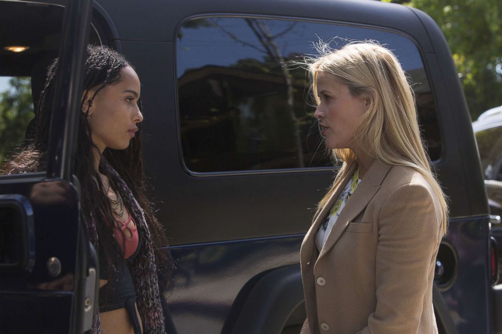 PHOTO: HBO's show Big Little Lies featuring Zoe Kravitz and Reese WItherspoon.