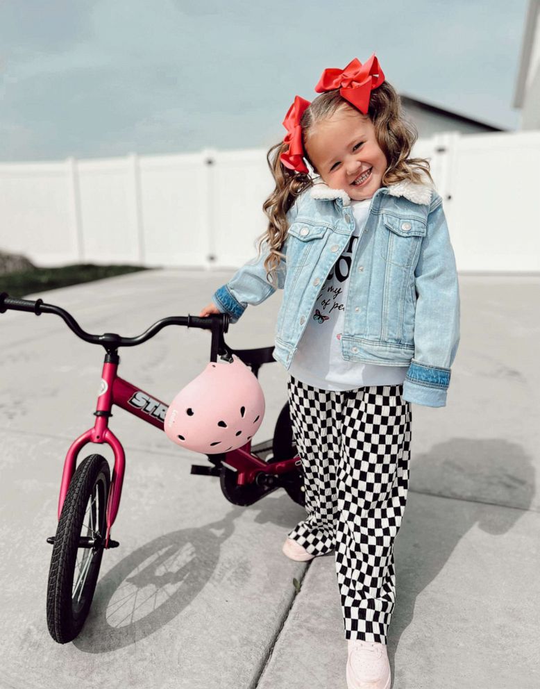 PHOTO: According to her mom, Judy loves to ride her bike.