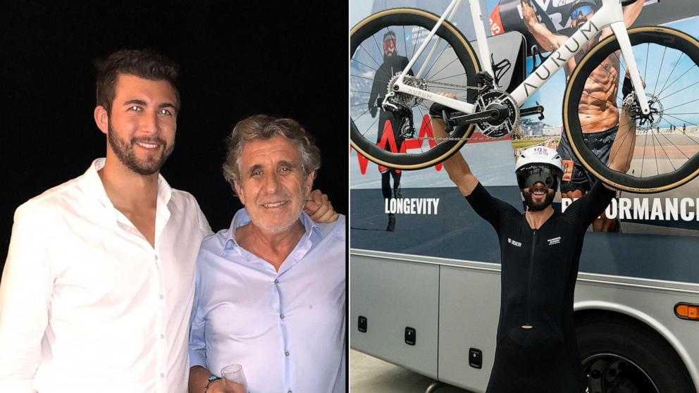PHOTO: Alvaro Nuñez completed the Race Across America in just under 12 days, all while his father was undergoing treatment for advanced stage 4 prostate cancer.