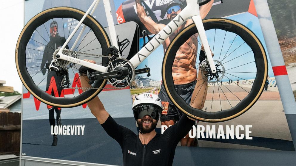 PHOTO: Alvaro Nuñez completed the Race Across America, a grueling 12-day journey spanning more than 3,000 miles from California to New Jersey and crossing 13 states.