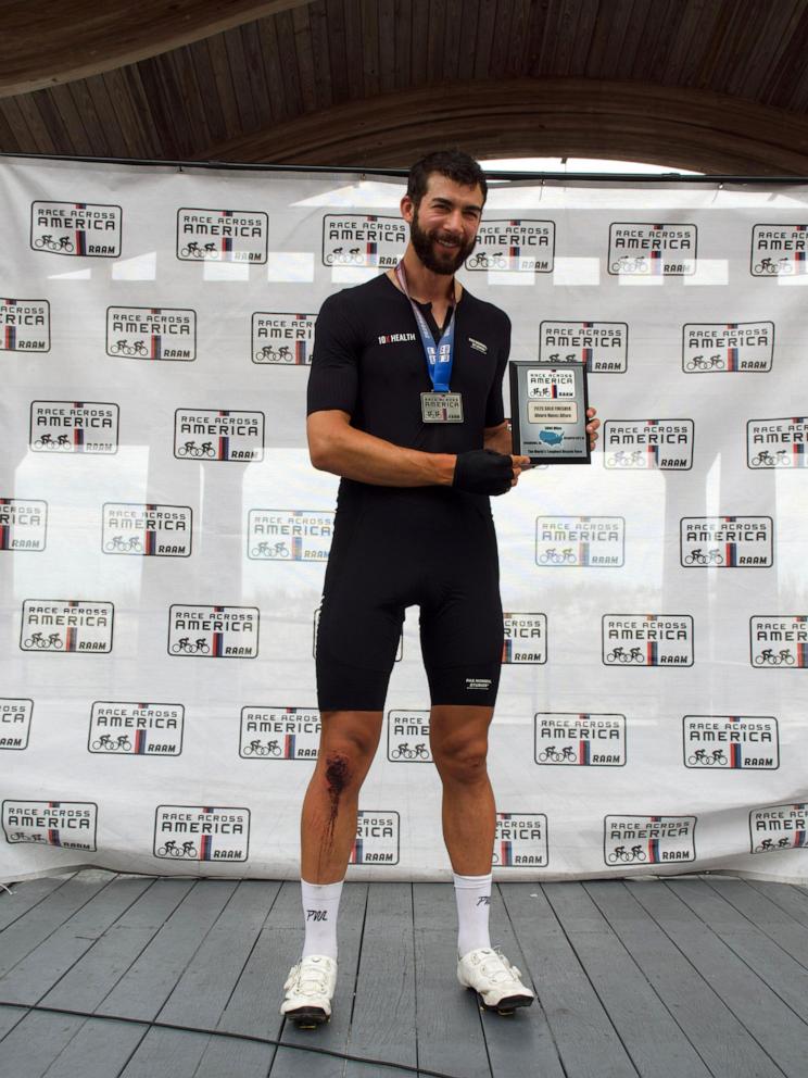 PHOTO: Alvaro Nuñez completed the Race Across America, a grueling 12-day journey spanning more than 3,000 miles from California to New Jersey and crossing 13 states.