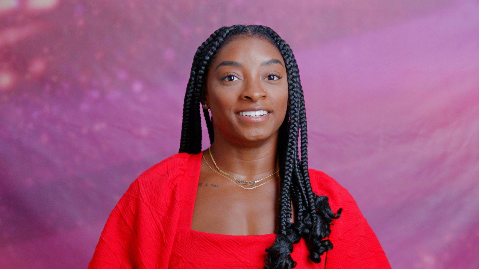 PHOTO: Simone Biles presents the Gracies Grand Award at the 46th Annual Gracie Awards on Oct. 05, 2021.