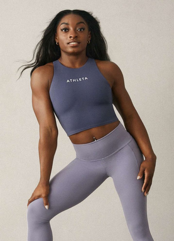 Simone Biles is photographed for Athleta's 'The Power of We'campaign.