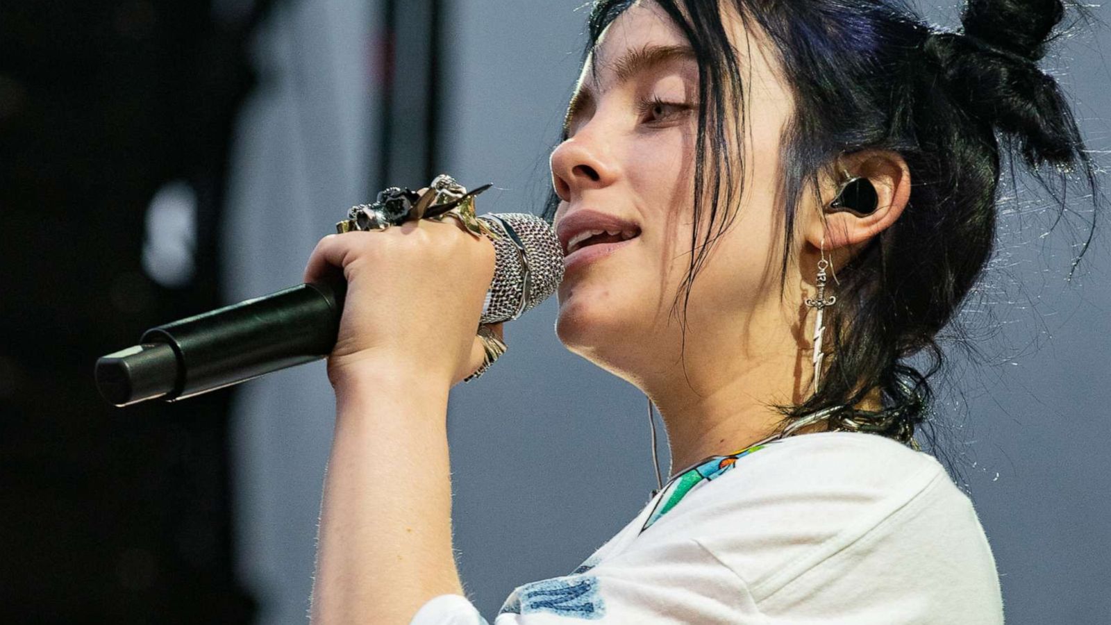 PHOTO: Singer/songwriter Billie Eilish performs on stage at Marymoor Park on June 02, 2019 in Redmond, Washington.