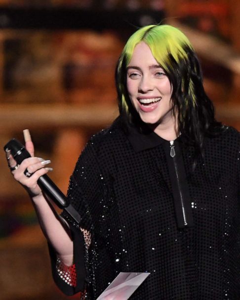 Billie Eilish ditches signature green and black hair for blonde - Good  Morning America