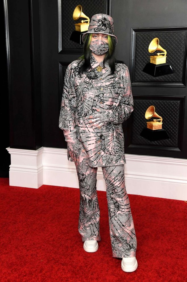 PHOTO: Billie Eilish attends the 63rd Annual GRAMMY Awards at Los Angeles Convention Center on March 14, 2021 in Los Angeles.