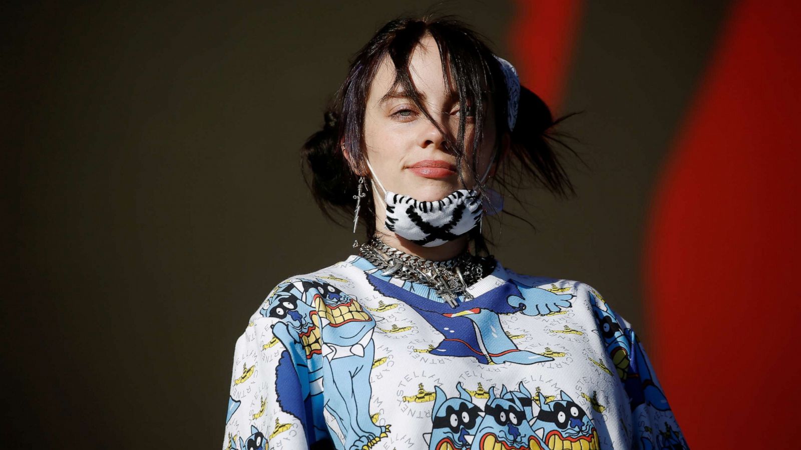 PHOTO: Billie Eilish performs during Glastonbury Festival in Somerset, England, June 30, 2019.