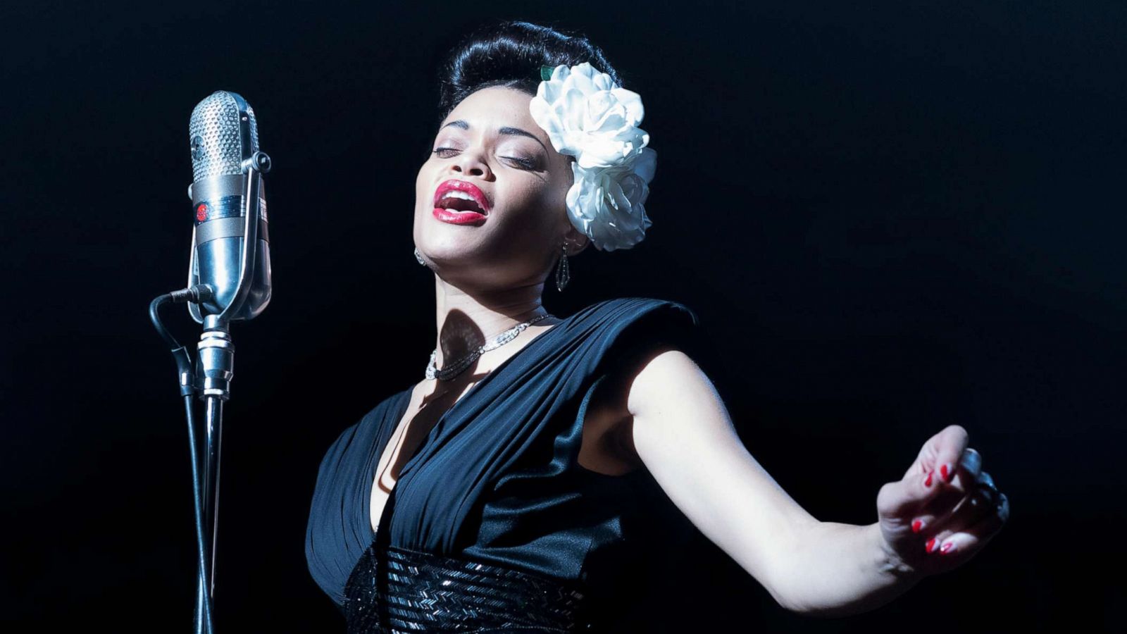 PHOTO: Andra Day stars as Billie Holiday in "The United States vs. Billie Holiday" from Paramount Pictures.