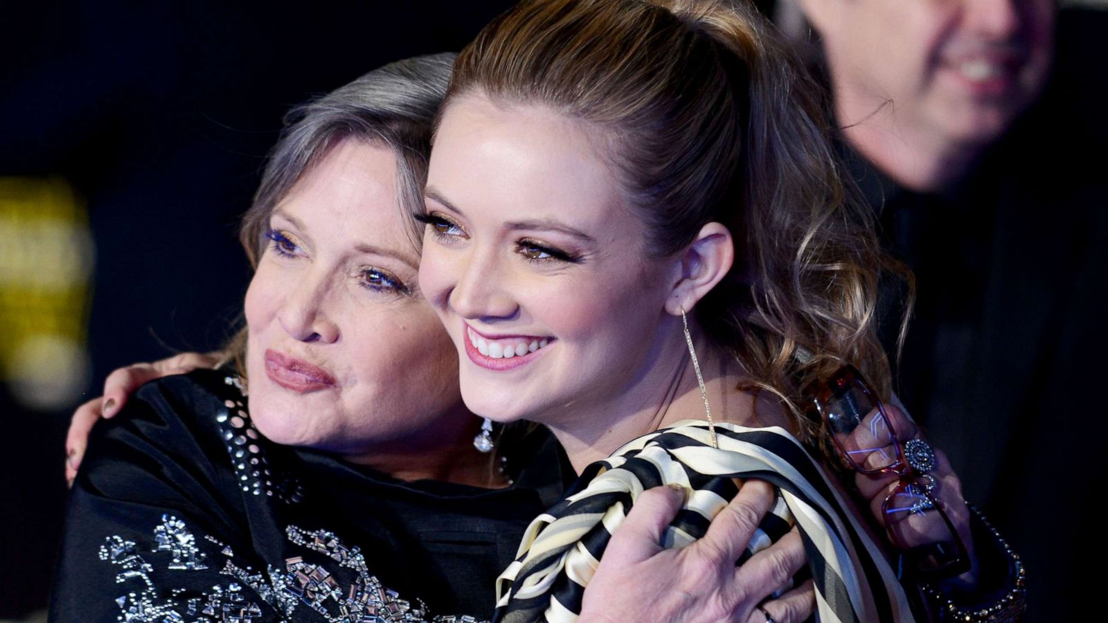 PHOTO: In this Dec. 14, 2015, file photo, Carrie Fisher and Billie Lourd attend a premiere of "Star Wars: The Force Awakens" in Hollywood, Calif.