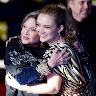 PHOTO: In this Dec. 14, 2015, file photo, Carrie Fisher and Billie Lourd attend a premiere of "Star Wars: The Force Awakens" in Hollywood, Calif.