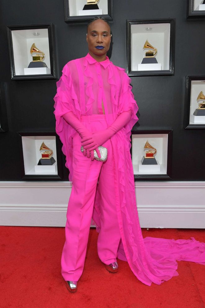 PHOTO: Billy Porter attends the 64th GRAMMY Awards at MGM Grand Garden Arena, April 3, 2022, in Las Vegas.