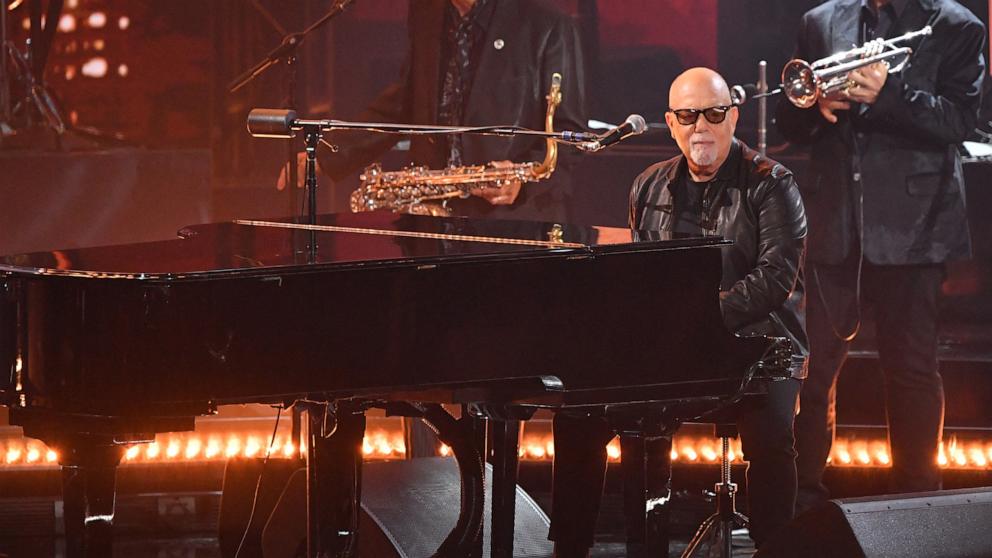 PHOTO: Billy Joel performs on stage during the 66th Annual Grammy Awards in Los Angeles, Feb. 4, 2024. 