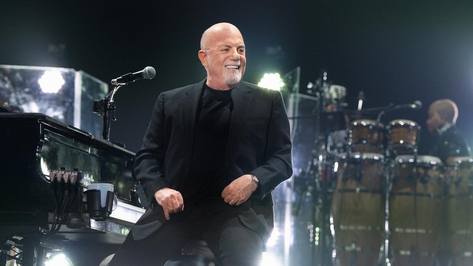 PHOTO: Billy Joel performs during a New Year's Eve show at UBS Arena on Dec. 31, 2023 in Elmont, N.Y.