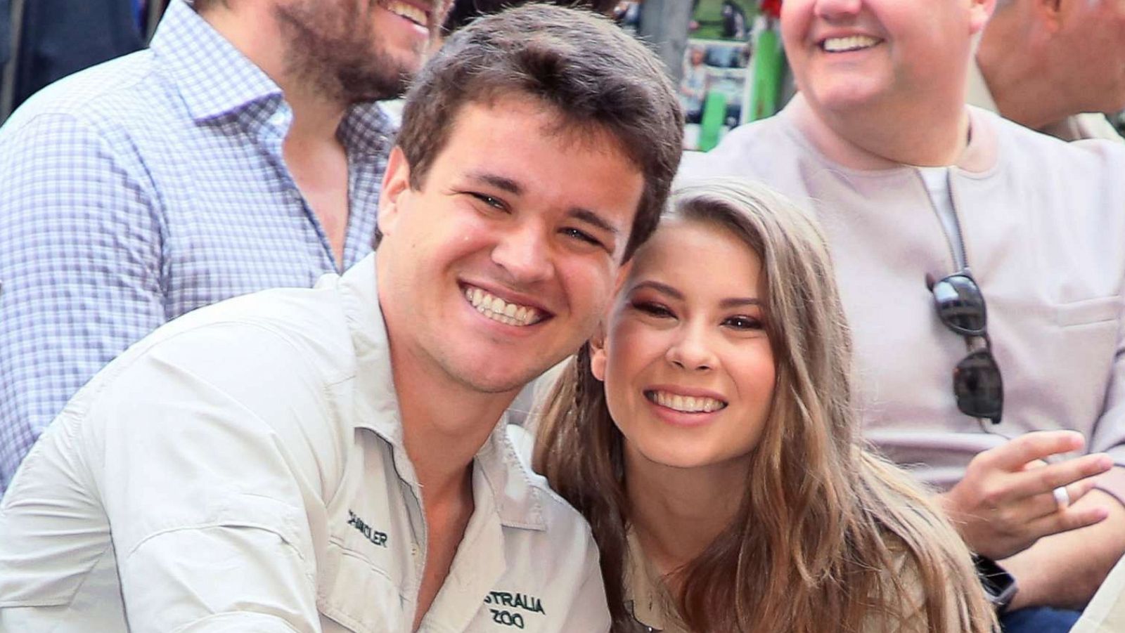 PHOTO: Chandler Powell and Bindi Irwin attend a ceremony where Steve Irwin being honored posthumously with a Star on the Hollywood Walk of Fame on April 26, 2018, in Hollywood, Calif.