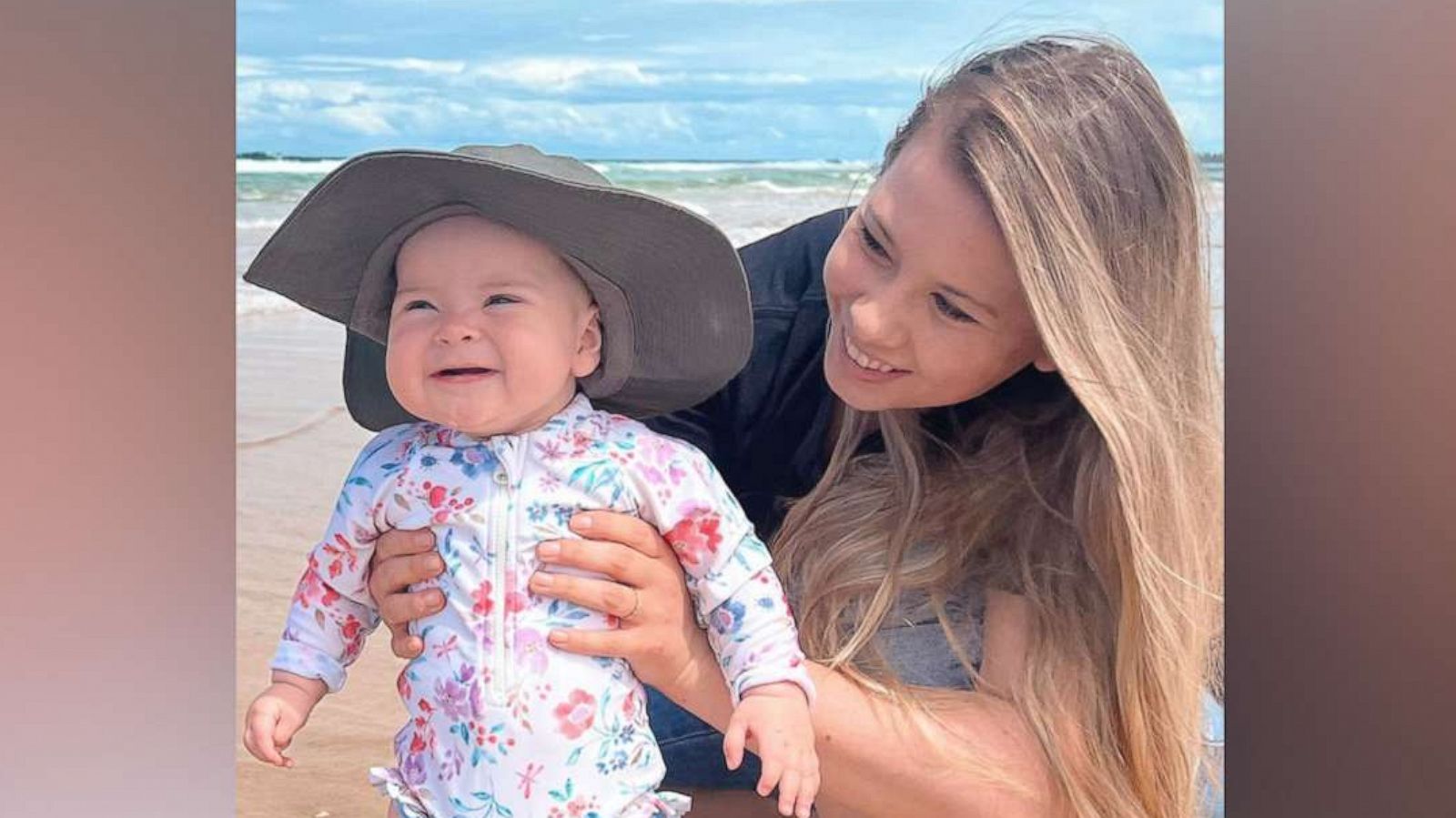 PHOTO: Bindi Irwin shared a video on social media of her daughter splashing in the ocean for the first time, Nov. 7, 2021.
