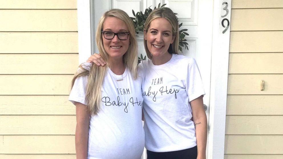 PHOTO: PJ Willis, left, was a gestational carrier for her sister-in-law Hollie Jo Hepler.