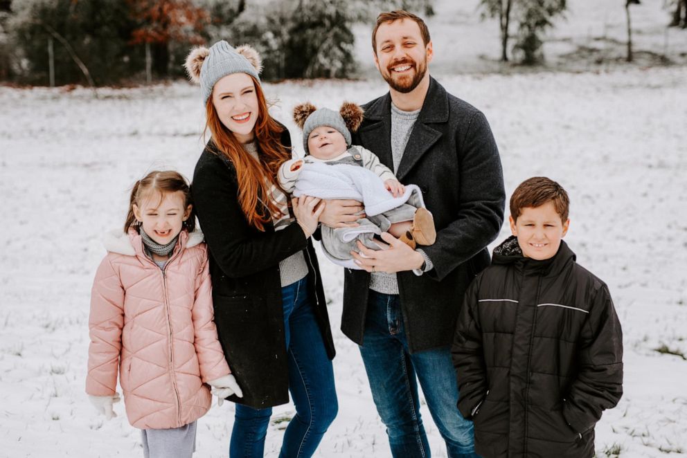 PHOTO: The Sexton family. From left to right, Charlotte, 8, Chloe, 27, Theodore, 1, Tyler, 29, and Mason, 7.